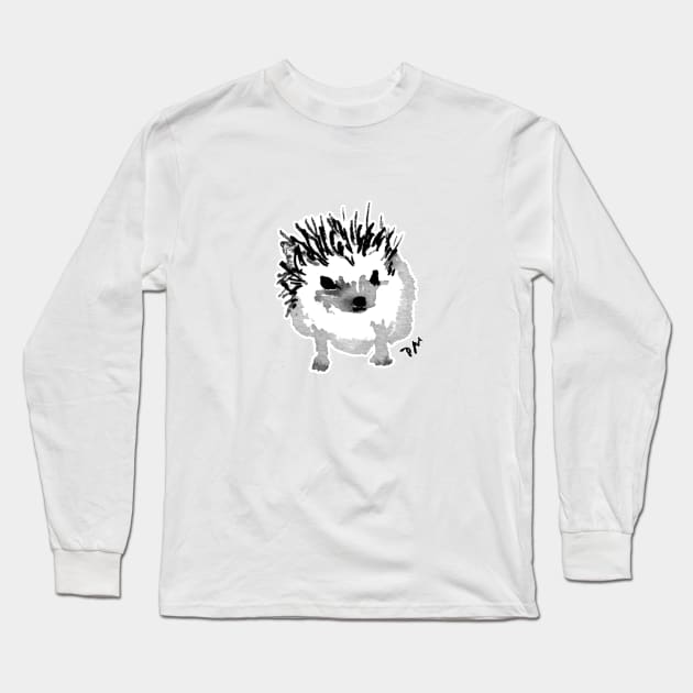 Hedgehog Long Sleeve T-Shirt by DanaMartin